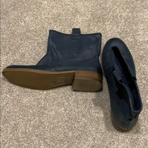 Sole Society Natasha Bootie - Washed Navy